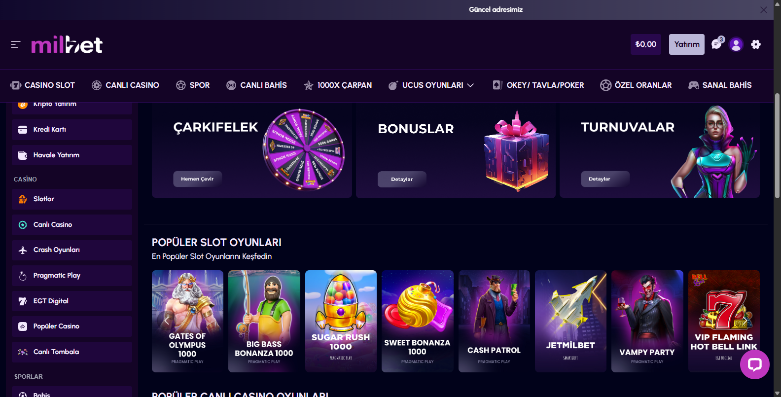 Milbet Çevrimsiz Bonus