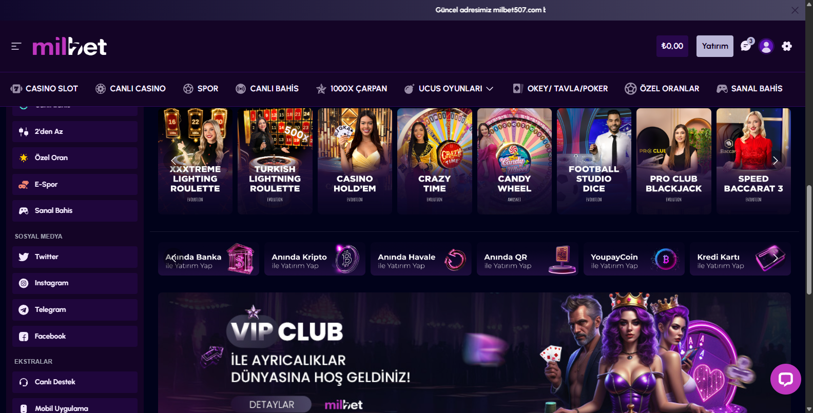 Milbet Casino